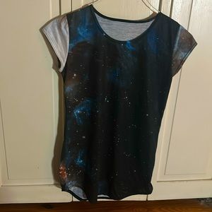 XS Blackmilk galaxy top